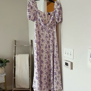 Floral Purple Dress